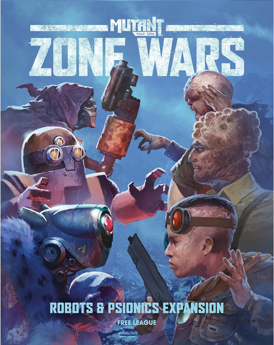 Free League: Mutant Year Zero: Zone Wars - Robots & Psionics Expansion - Boxed Miniatures Wargame, 2 New Factions, Tabletop RPG Skirmish Mayhem