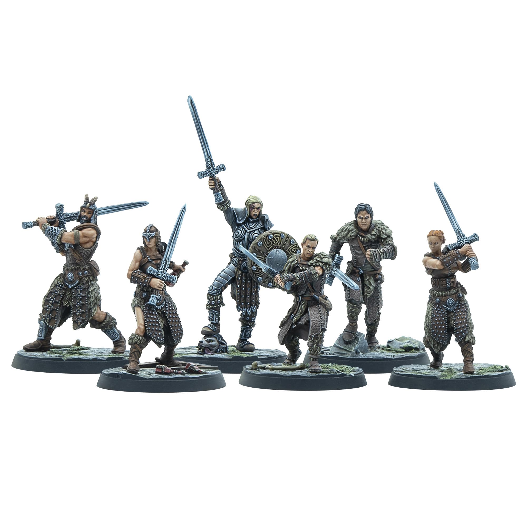 Modiphius Entertainment: The Elder Scrolls: Call to Arms: The Silver Hand - 6 Figures, Unpainted Resin Miniatures & Scenic Bases, Tabletop Miniatures