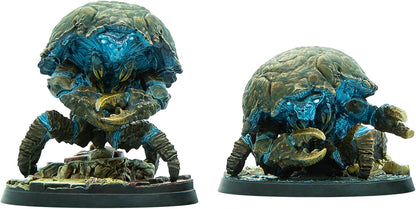 Modiphius Entertainment: Fallout: Wasteland Warfare Creatures - Nukalurks - 2 Figures, 32mm RPG Unpainted Resin Miniatures, Scenic Bases, Nuka World