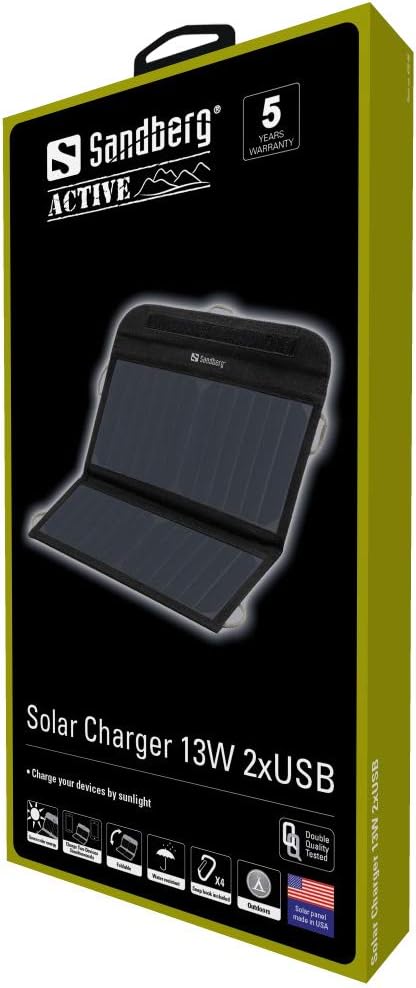 Sandberg - Solar Charger 13W 2Xusb