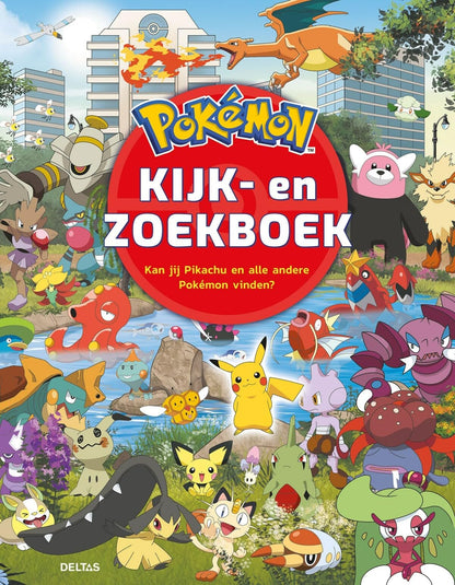 Pokémon kijk- en zoekboek: Kan jij Pikachu en alle andere Pokémon vinden?