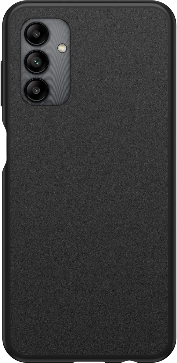 OtterBox Sleek Series Case for Samsung Galaxy A04s, Shockproof, Drop proof, Ultra-Slim, Protective Thin Case, Tested to Military Standard, Antimicrobial Protection, Black, Non-Retail Packaging Black Galaxy A04s