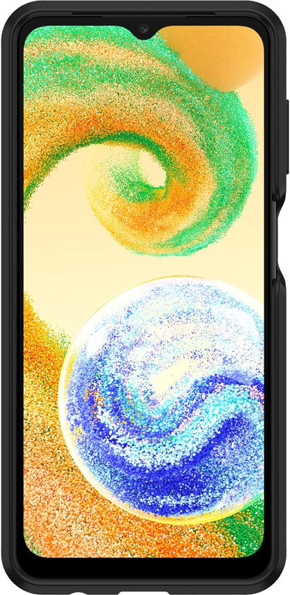 OtterBox Sleek Series Case for Samsung Galaxy A04s, Shockproof, Drop proof, Ultra-Slim, Protective Thin Case, Tested to Military Standard, Antimicrobial Protection, Black, Non-Retail Packaging Black Galaxy A04s