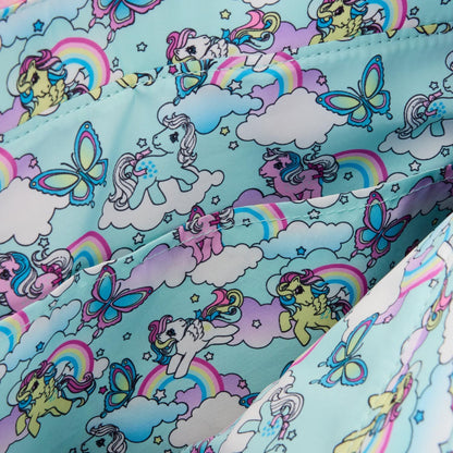 Loungefly Hasbro My Little Pony Sky Scene Kids Convertible Backpack and Tote Bag Multi