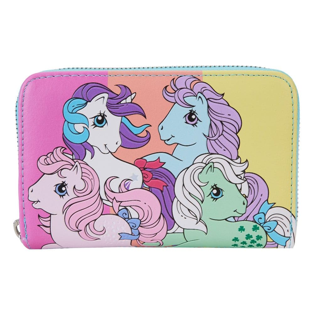 Loungefly MLP Color Block Zip Around Wallet, Multicolor, Zip Around Wallet