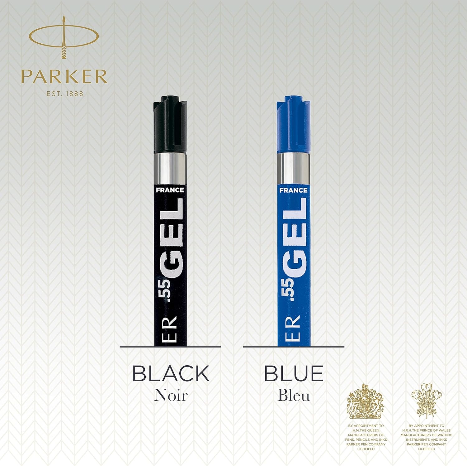 Parker Gel Refill | Fine Tip (0.5mm) | Black QUINK Ink | 1 Count