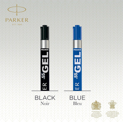 Parker Gel Refill | Fine Tip (0.5mm) | Black QUINK Ink | 1 Count