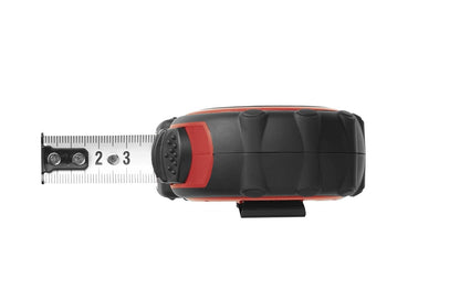 BMI 472541021 "TWO COMP" Pocket Measuring Tape, White/Black/Red, 5 m x 19 mm