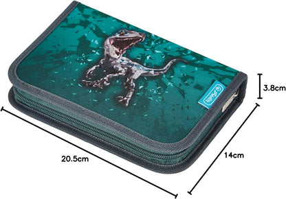 Herlitz Schüleretui 31 tlg. Green Rex