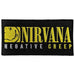 Rock Off officially licensed products Nirvana Negative Creep Woven Patch One Size