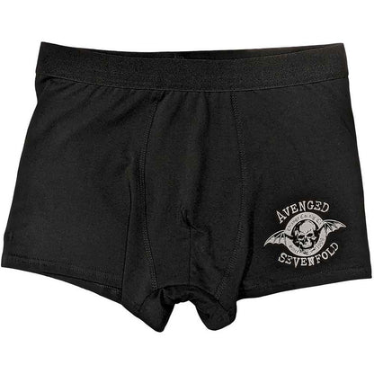 Rock Off Avenged Sevenfold 'Classic Deathbat' (Black) Unisex Boxer Shorts