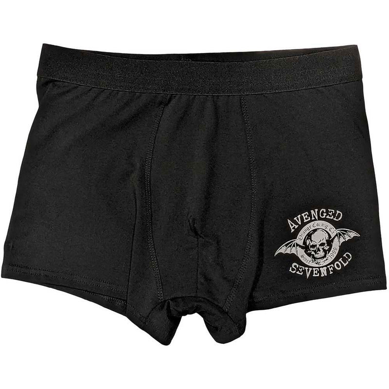 Rock Off Avenged Sevenfold 'Classic Deathbat' (Black) Unisex Boxer Shorts