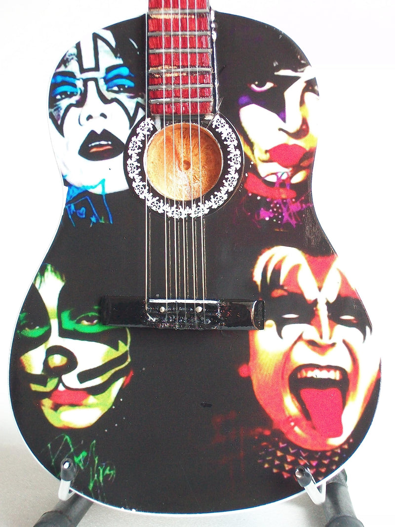 Mini Chitarra Da Collezione Replica In Legno