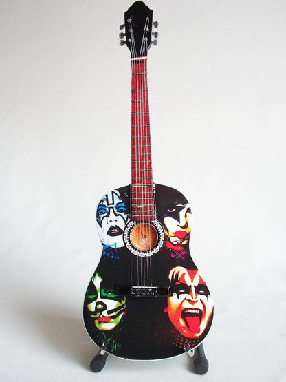 Mini Chitarra Da Collezione Replica In Legno