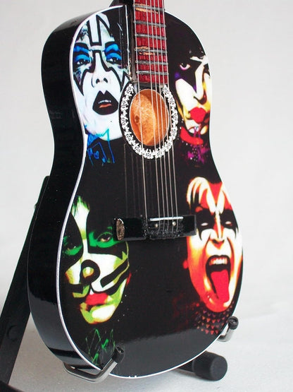 Mini Chitarra Da Collezione Replica In Legno