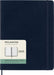 Moleskine Weekly Planner, Weekly Agenda with Space for Notes 12 Months 2025, Soft Cover and Elastic Closure, Sapphire Blue Color, Extra Large Format 19x25 cm Soft Cover Extra Large Sapphire Blue