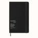 Moleskine Weekly Smart Planner 12 Months 2025, Smart Planner, Agenda 2025, Elastic Closure, Black Colour, Size Large 13 x 21 cm