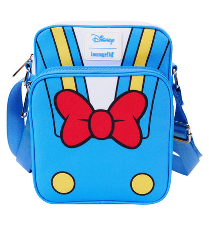 Loungefly Passport Wallets Disney Donald Duck 90th Anniversary Nylon Passport Bag Blue
