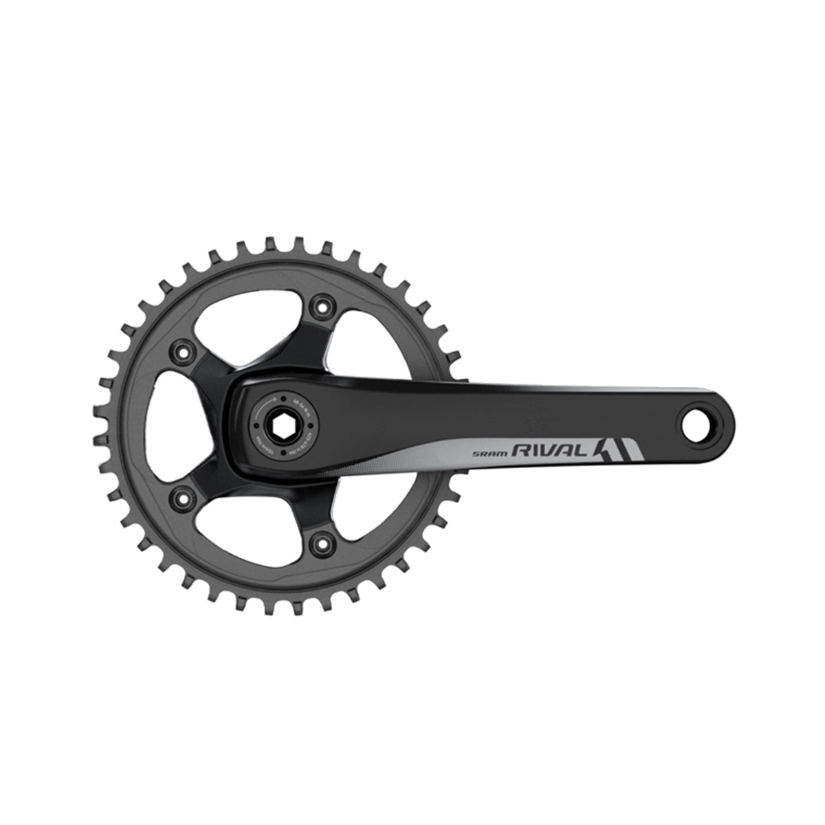 SRAM Rival1 Crank Set Gxp 170mm W/ 42T X-Sync (Gxp Cups Not Included)  10/11Speed 170mm 42T