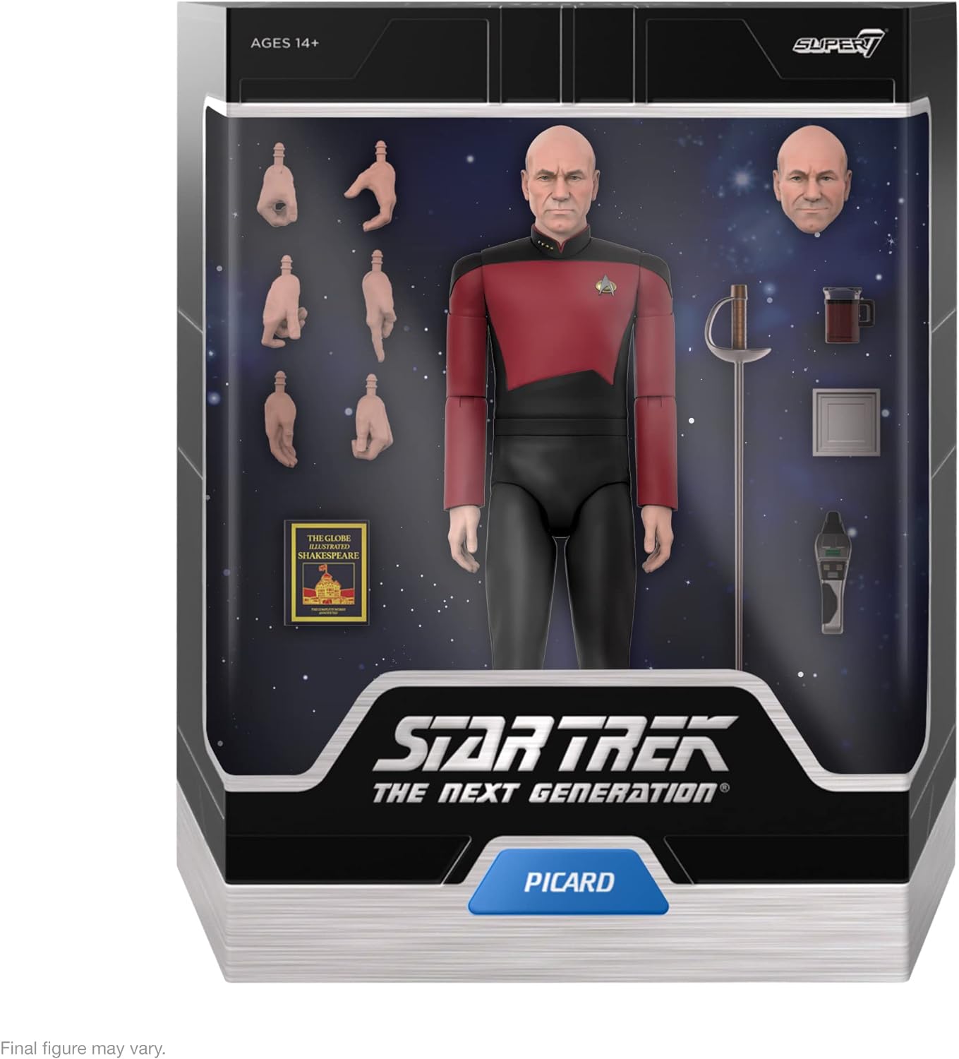 Super7 Star Trek: The Next Generation Captain Picard - ULTIMATES! 7 in Action Figure