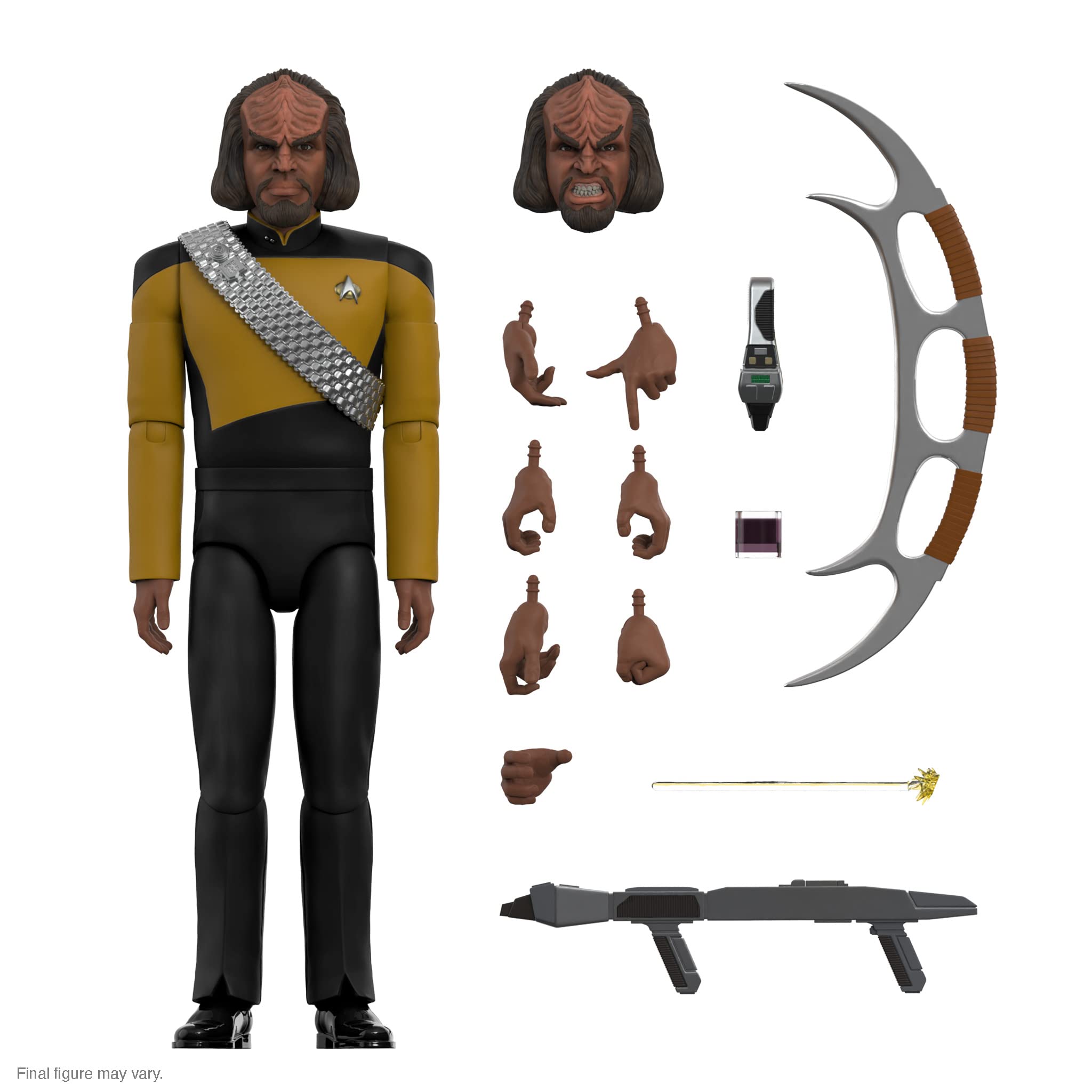 Super7 Star Trek: The Next Generation Worf - ULTIMATES! 7 in Action Figure
