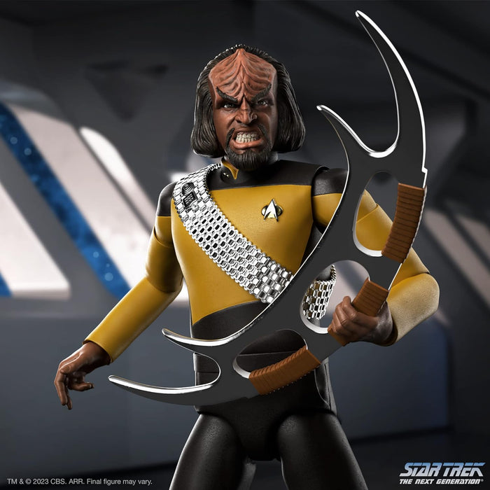 Super7 Star Trek: The Next Generation Worf - ULTIMATES! 7 in Action Figure