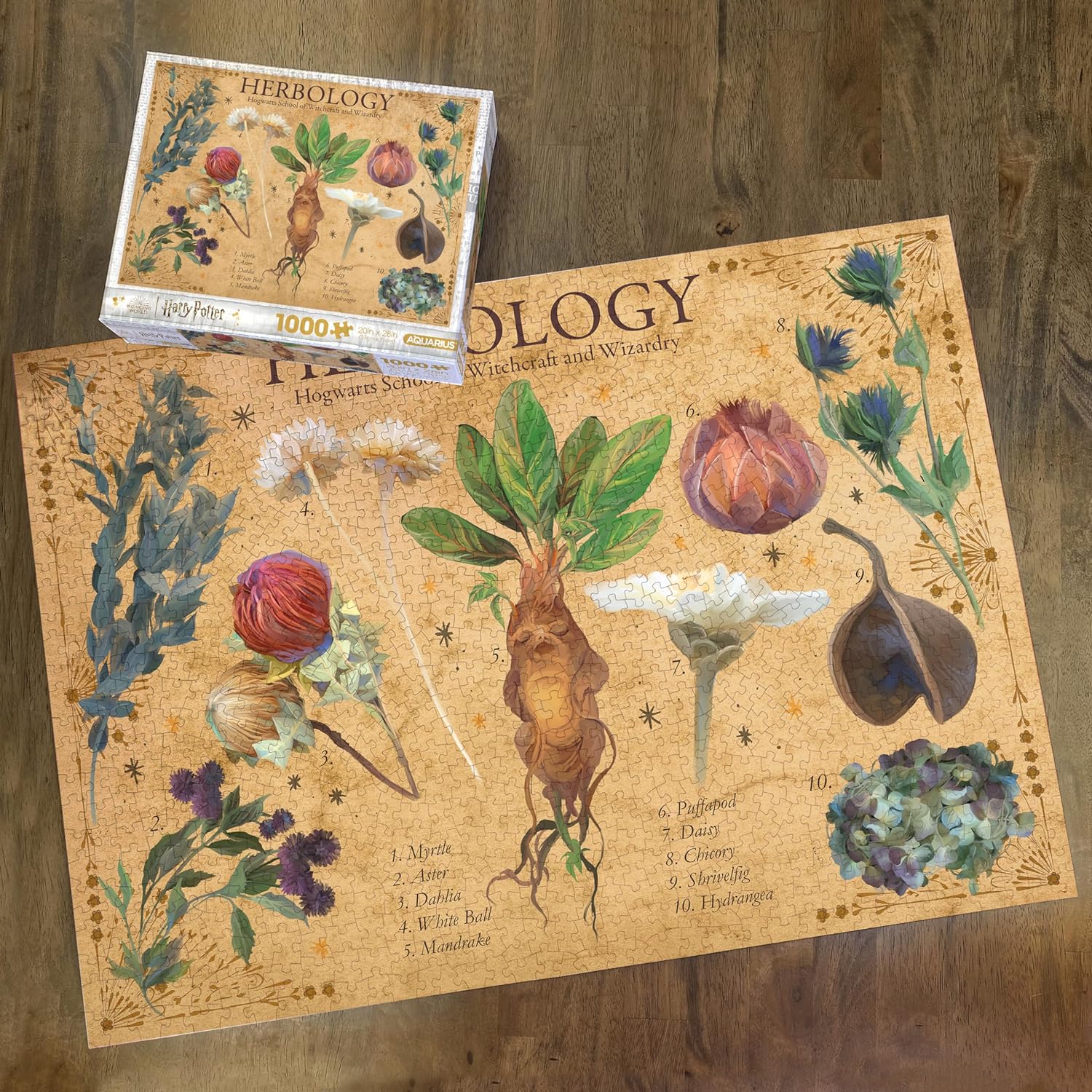 AQUARIUS Harry Potter - Puzzle Herbology (1000 pièces