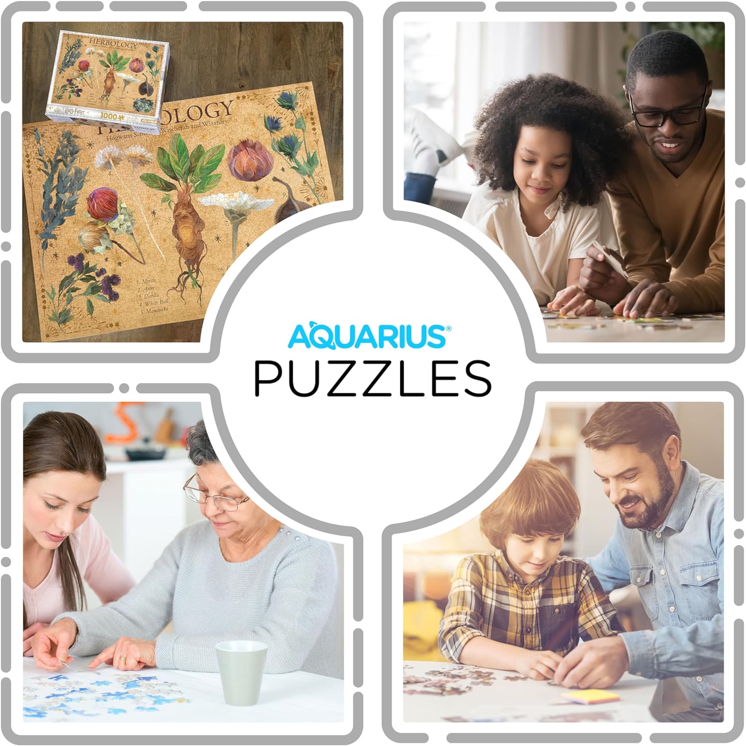 AQUARIUS Harry Potter - Puzzle Herbology (1000 pièces