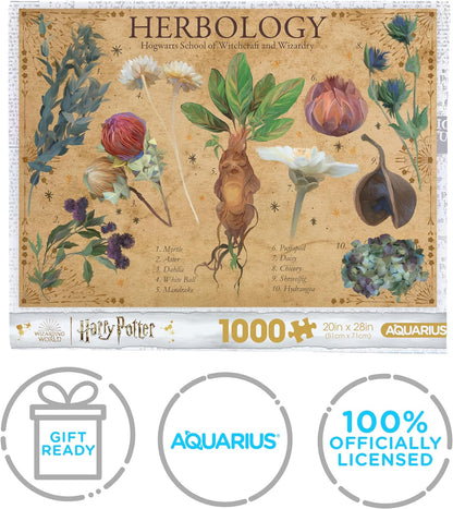 AQUARIUS Harry Potter - Puzzle Herbology (1000 pièces