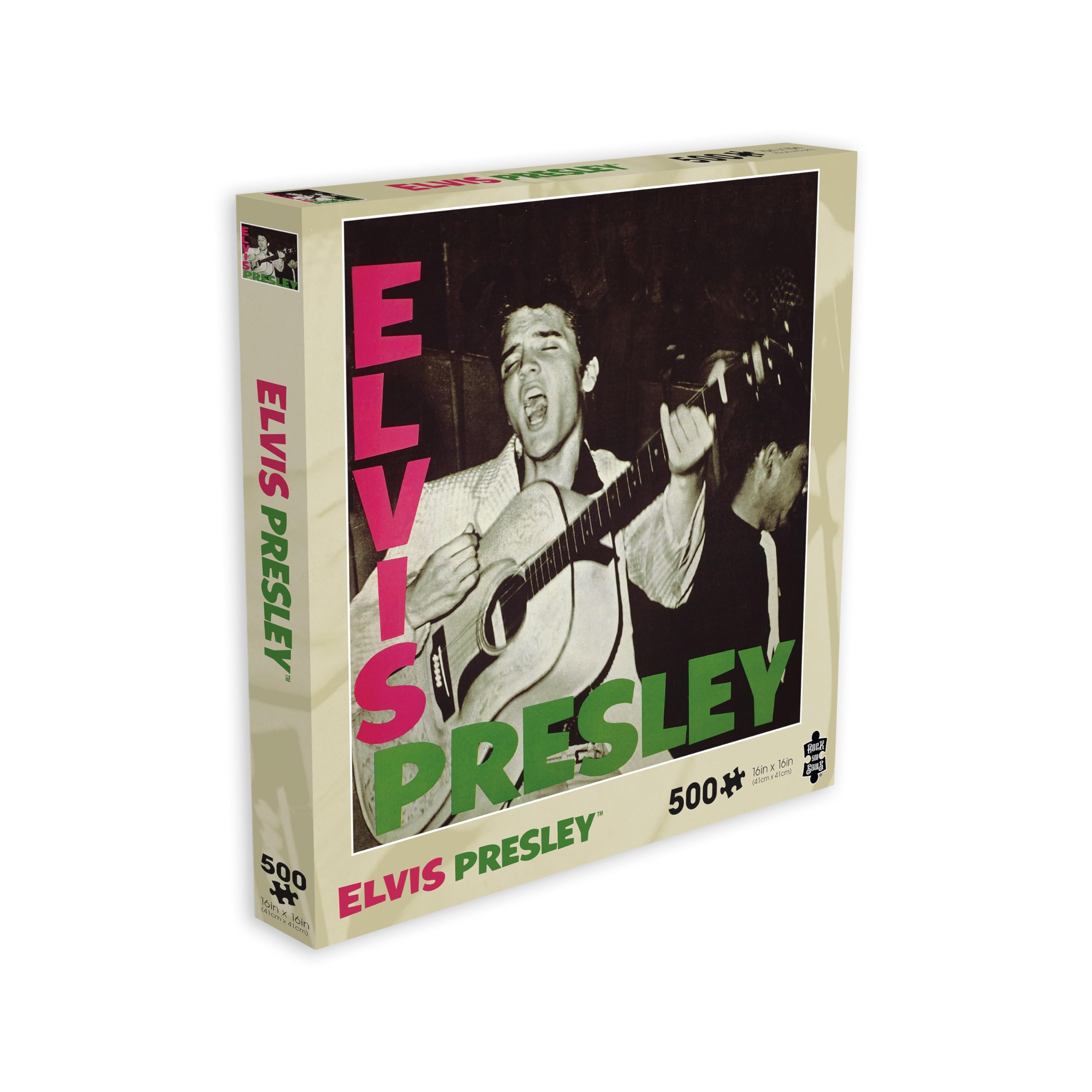 AQUARIUS ROCKSAWS Toy Piece Elvis Presley '56, Multi-Color, 1000 Pc Puzzle