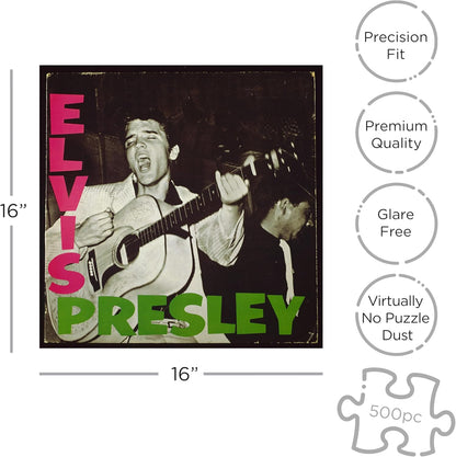 AQUARIUS ROCKSAWS Toy Piece Elvis Presley '56, Multi-Color, 1000 Pc Puzzle