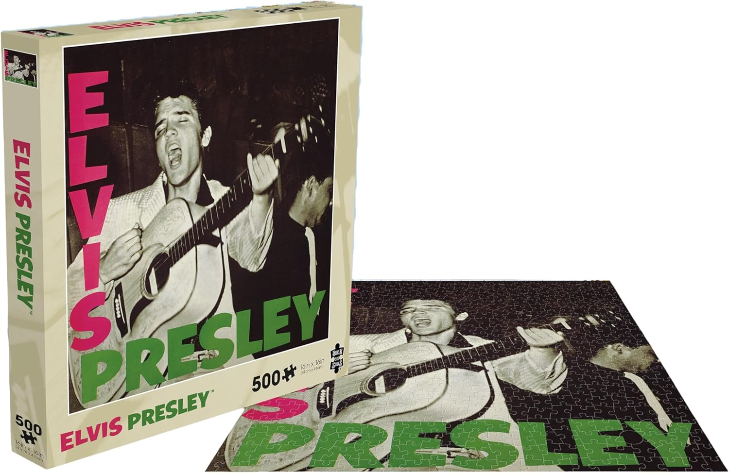 AQUARIUS ROCKSAWS Toy Piece Elvis Presley '56, Multi-Color, 1000 Pc Puzzle
