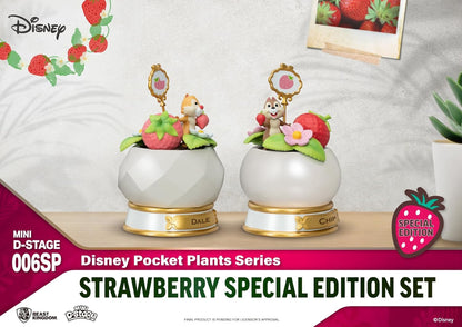 Beast Kingdom Mini Diorama Stage Pocket Plants Series Strawberry Special Edition Set 12 cm