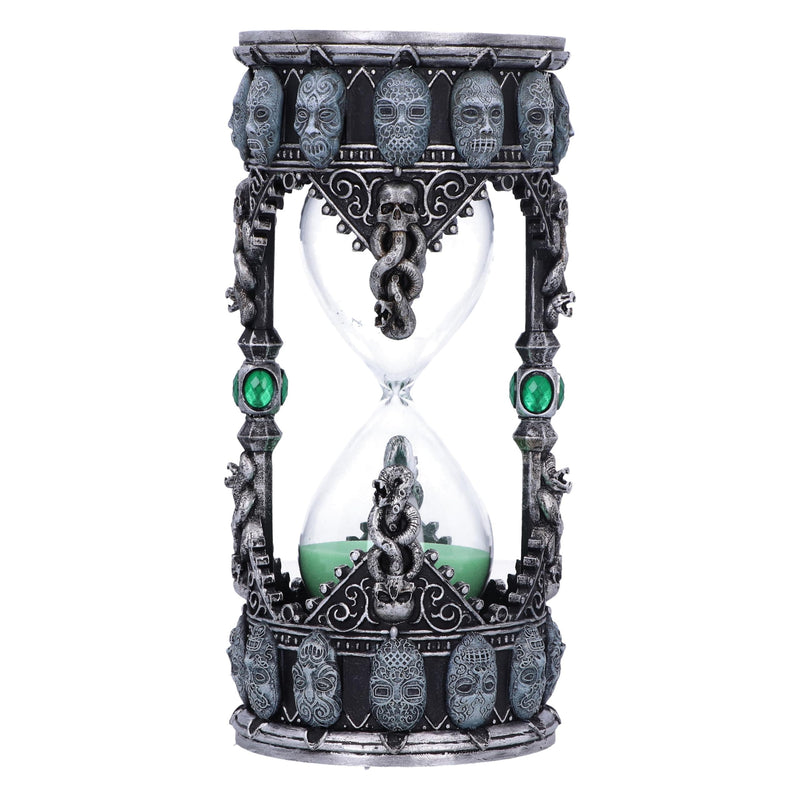 Nemesis Now Harry Potter Death Eater - Temporizador de Arena, Resina, Plateado, 18 cm