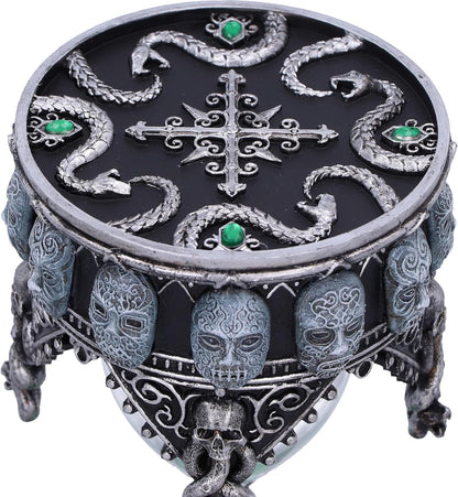 Nemesis Now Harry Potter Death Eater - Temporizador de Arena, Resina, Plateado, 18 cm