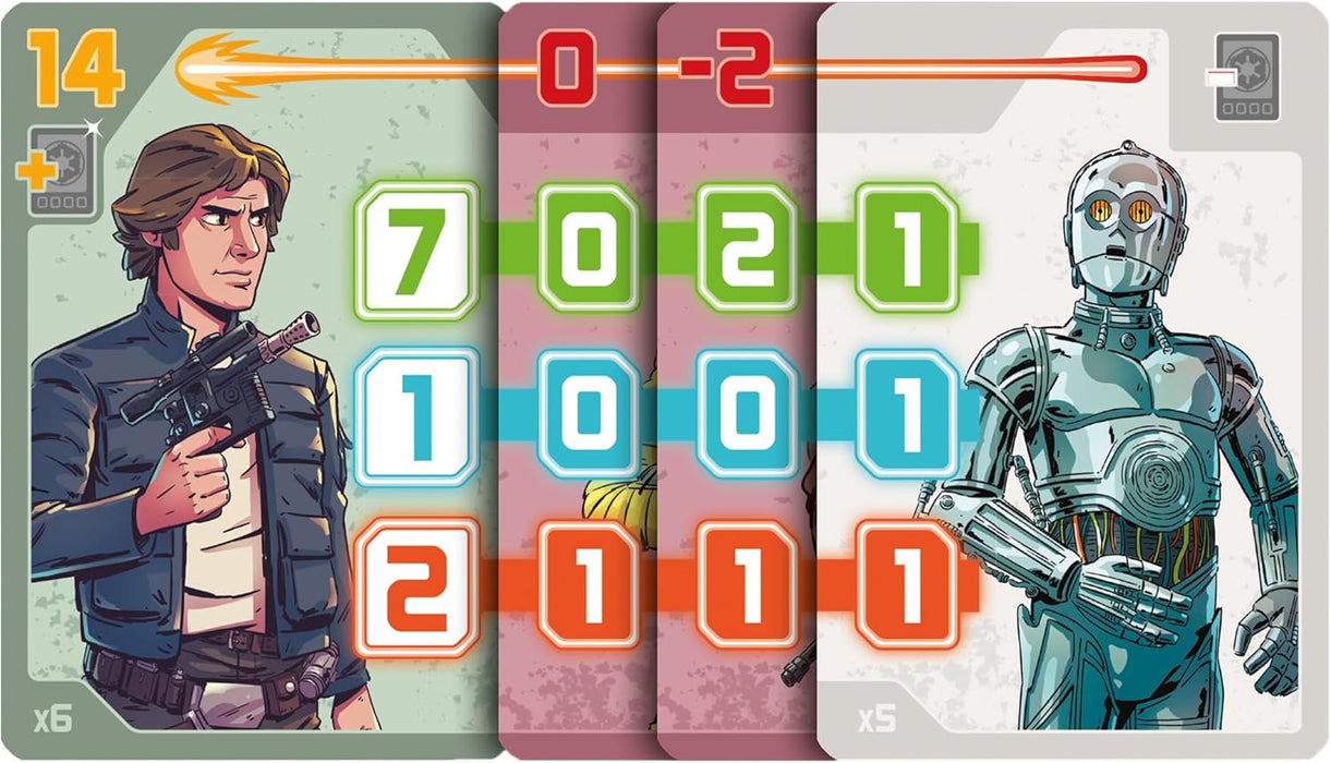 Zygomatic | Bounty Hunters | Card Game | Ages 10+ | 2-6 Players | 20 Minutes Playing Time