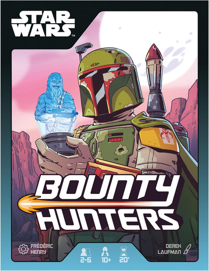 Zygomatic | Bounty Hunters | Card Game | Ages 10+ | 2-6 Players | 20 Minutes Playing Time