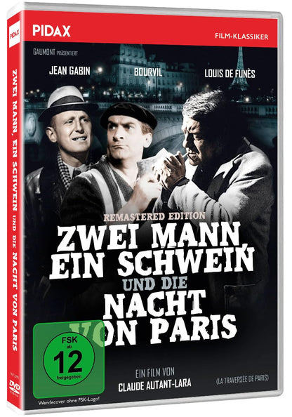 Zwei Mann, ein Schwein und die Nacht von Paris (La traversée de Paris) - Remastered Edition / Preisgekrönter Filmklassiker mit absoluter Starbesetzung (Pidax Film-Klassiker