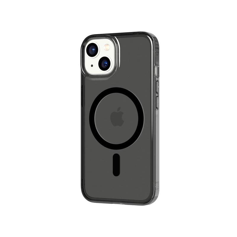 Tech21 Evo Tint hoesje voor iPhone 14, Geschikt voor MagSafe, Standaard telefoonhoesje, TPU en Antimicrobieel materiaal, Antraciet, Valbescherming: 3.6m