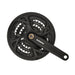 Shimano FC-M371 chainset without chainguard, square taper, 44 / 32 / 22T, 170 mm, black