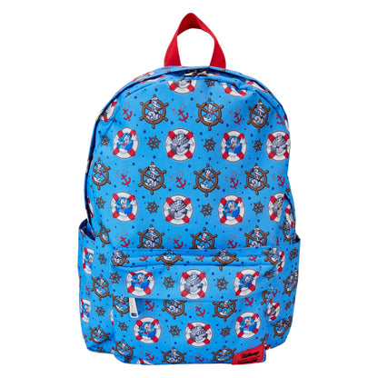 Loungefly Disney Donald Duck AOP 90th Anniversary Kids Nylon Backpack Multi
