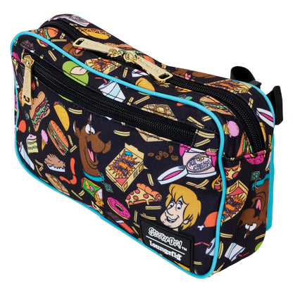 Loungefly Scooby-Doo Snacks All-Over Print Nylon Belt Bag, Multicolor, Waist Pack