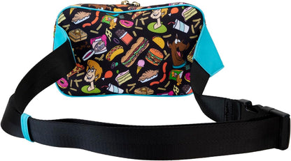 Loungefly Scooby-Doo Snacks All-Over Print Nylon Belt Bag, Multicolor, Waist Pack