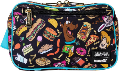 Loungefly Scooby-Doo Snacks All-Over Print Nylon Belt Bag, Multicolor, Waist Pack