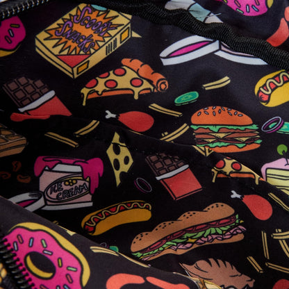Loungefly Scooby-Doo Snacks All-Over Print Nylon Belt Bag, Multicolor, Waist Pack