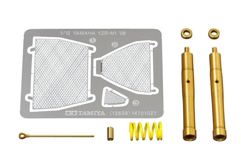 2009 Yamaha YZR-M1 Front Fork Detail Set 1/12 Tamiya (Japan Import