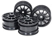 TAMIYA 51665 M-Chassis 11-sp Black (4), Accessories, Rims, Tuning, Crafts, Hobby