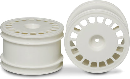 Tamiya 300053881 – DF-03 Buggy Rims Dish Rear 62/35, Pack of 2, White