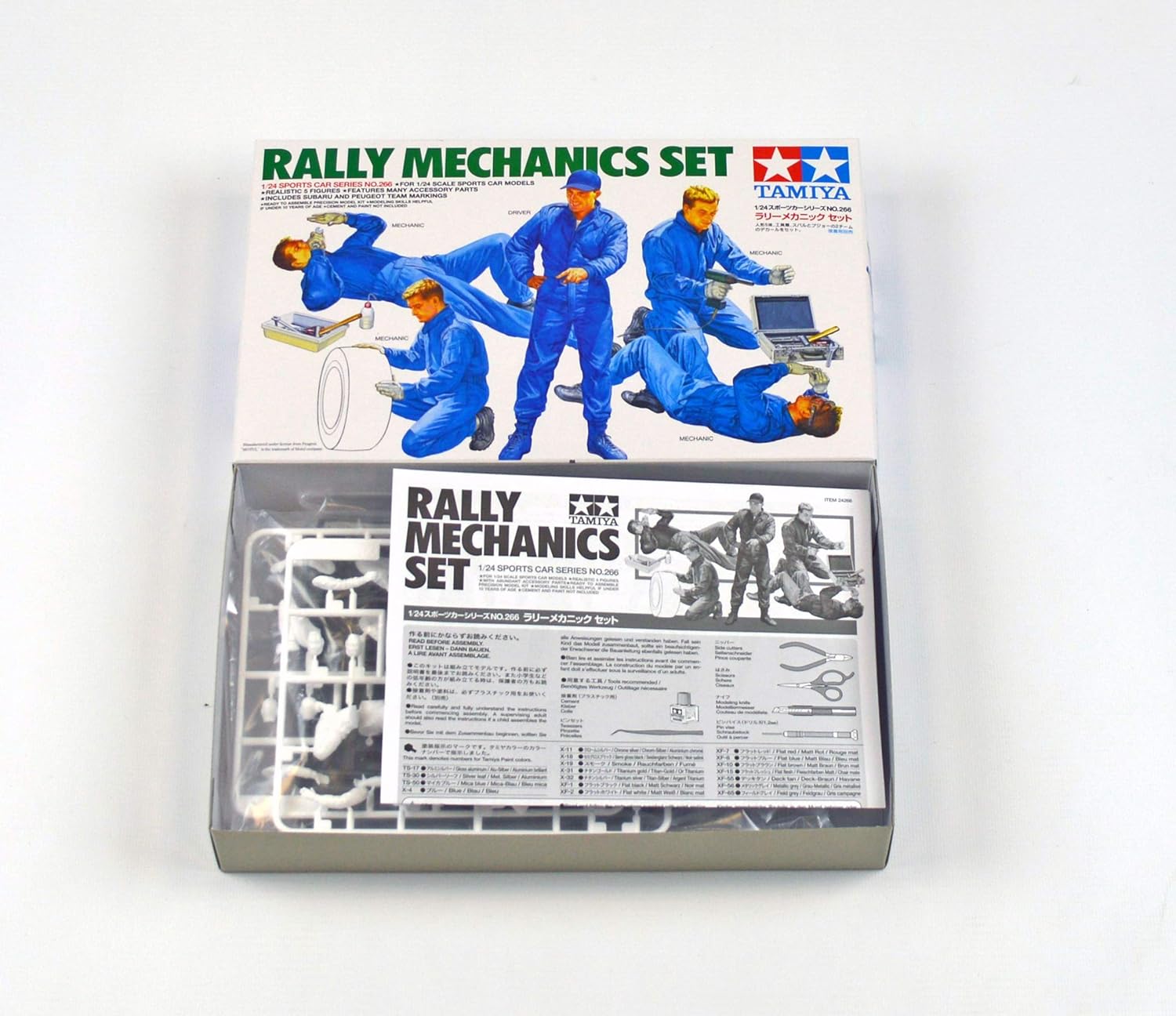 TAMIYA 300024266 1: 24 scale – Set of Rally Mechanics (5)