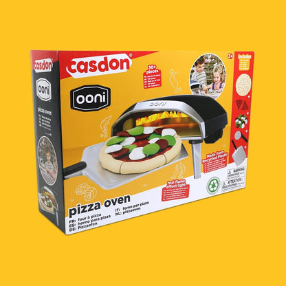 Casdon Ooni Koda Pizza Oven | Toy Pizza Oven For Children Aged 3+ | Features Real Flame-Effect Light!